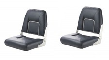 Pair of Vetus folding boat seats 'First Mate' - blue