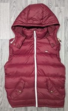 Jack Wills Ladies Burgundy Red Gilet Jacket Size Medium 