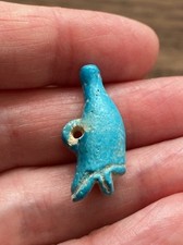 ANCIENT EGYPTIAN. FAIENCE AMULET OF HEDJET - THE WHITE CROWN OF UPPER EGYPT.