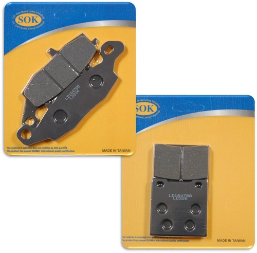 Front rear brake pads fit - front&rear,