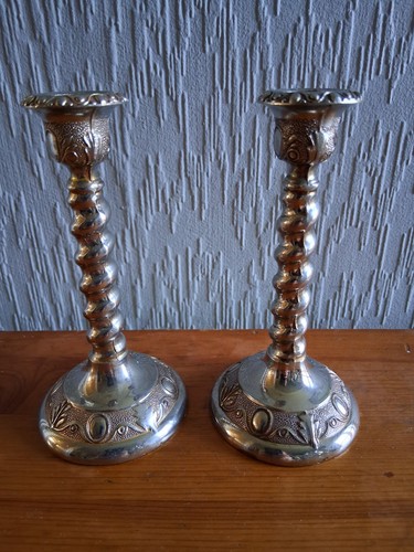 Pair vintage english barley - pair,