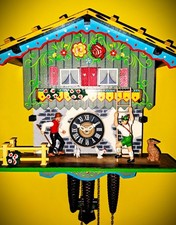 World Famous Farmer Daughter Musical Cuckoo Clock #24