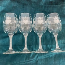 4 Vintage Claddagh Eamon Glass
