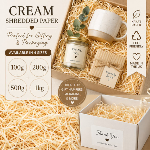 Cream shredded paper for - paper,