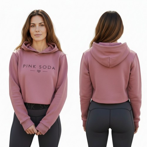 Pink soda sport women crop - pink, women's