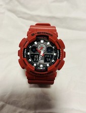 Casio G-Shock GA 100 Red Watch
