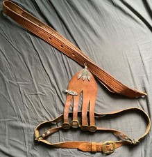 19th Century cavalry or infantry sword belt & frog reproduction