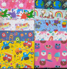 2 x Sheets Children's Birthday