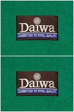 A Pair of BROWN Daiwa Patches