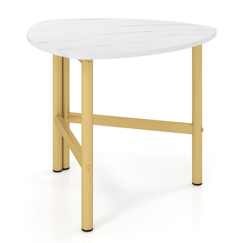 Triangular coffee table faux - table,