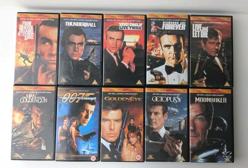 James bond 007 vhs - james,