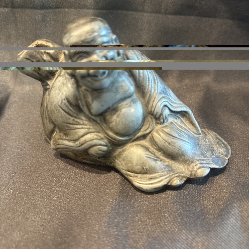 Antique stone buddha water - stone,