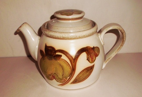 Denby troubadour teapot mint - troubadour, teapot,