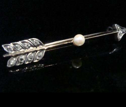 Edwardian yellow gold silver - edwardian,