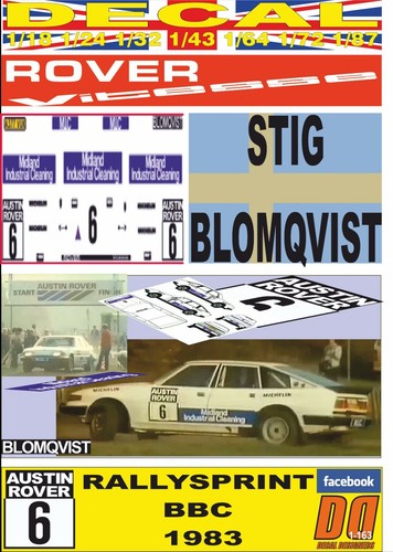 Decal rover vitesse sd1 - decal, stig