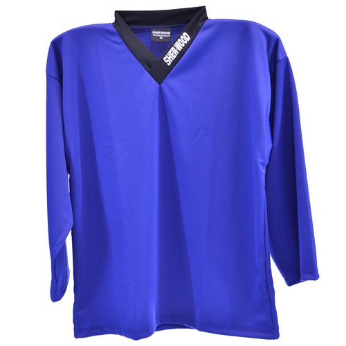 Blue hockey training jersey - -,