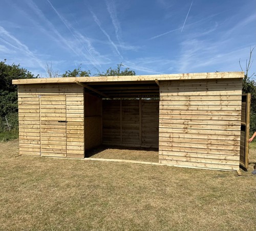 Field shelter with store - shelter, room