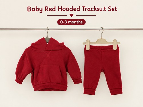Baby red hoodie - &, jogger