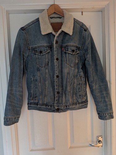 Levis denim sherpa trucker - sherpa,