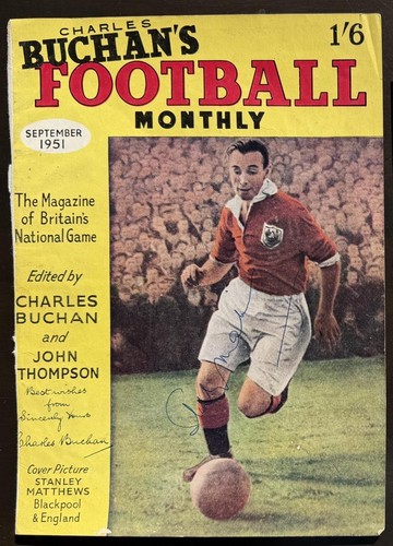 Charles buchan signed 1951 - buchan,