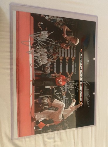 Karate kid face off - face, signed