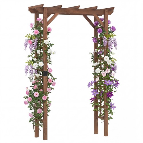 Garden arch wooden - garden,