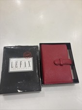 Lefax Vintage Red Leather