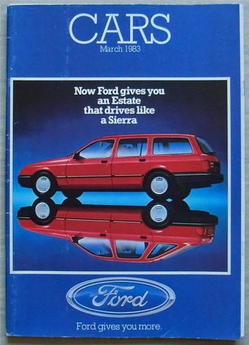 Ford car range sales brochure - ford,