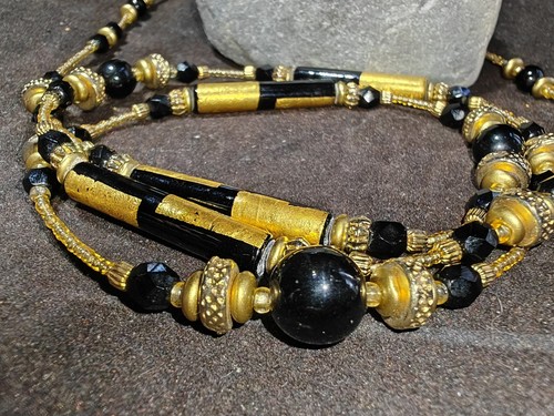 Gold foil black - foil, venetian