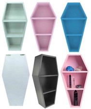 Spooky Coffin Shaped Wooden