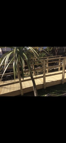 Garden bridge wood - , 5m