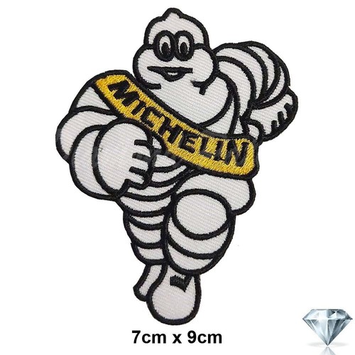 Michelin man embroidery patch