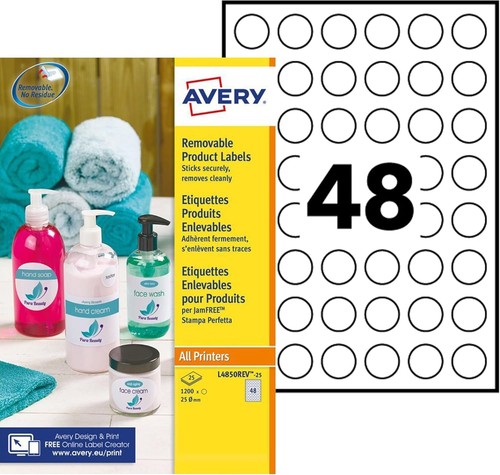 Avery removable printable - removable,,