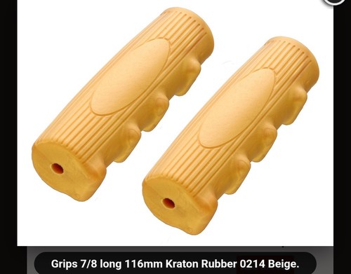 Beige bicycle grips beach - beige,