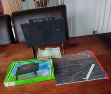 VINTAGE BOXED SUBBUTEO SCOREBOARD 61158 WITH SHEETS OF TEAM NAMES