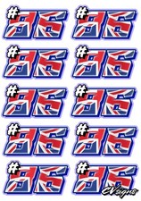 1/12th scale rc door numbers