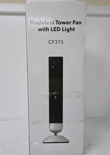 Bladeless tower fan with led - with,