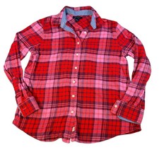Lands End womens pink red