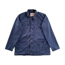 Levi’s Engineer Lined Chore Blue Railroad Jacket Size XXL  | 100% Cotton