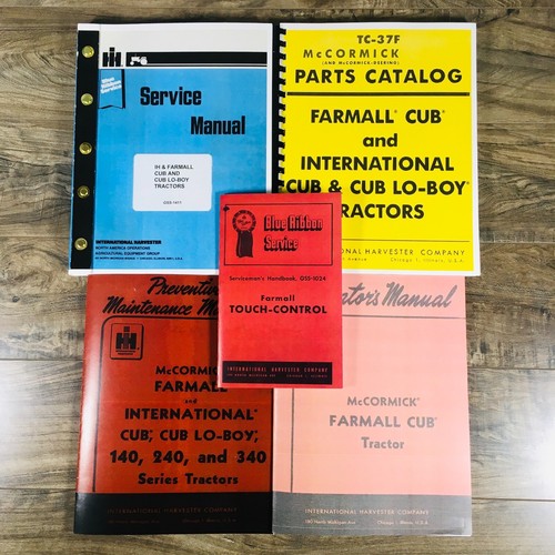 Farmall cub tractor manual - tractor,