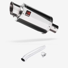 Stainless Stubby YP4 Exhaust & Link Pipe for GSXR1000 K1 K2 K3 K4 K5 K6