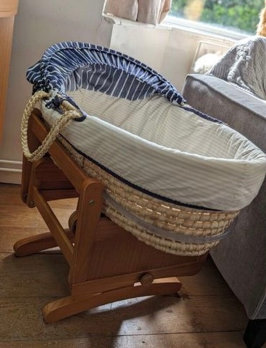 Mothercare moses basket with - mothercare,