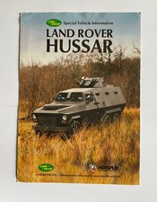 land rover special vehicles brochure for hussar 6x6 armoured vehicle 