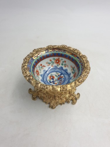 Antique ormolu porcelain small - ormolu,
