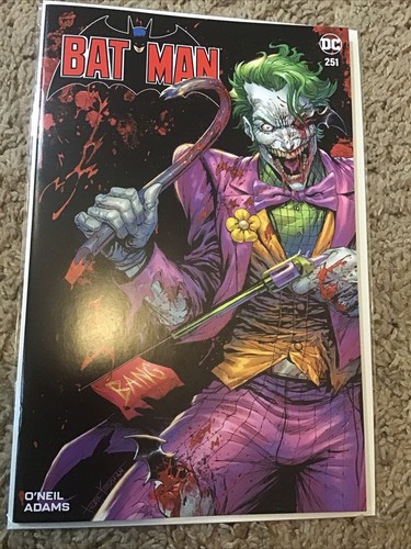 Batman 251 joker battle damage - 251,