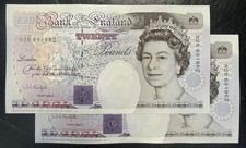 2 x Old Twenty £20 Pound
