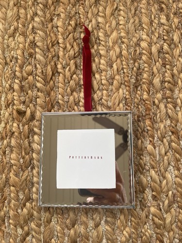 Pottery barn square - square, beveled