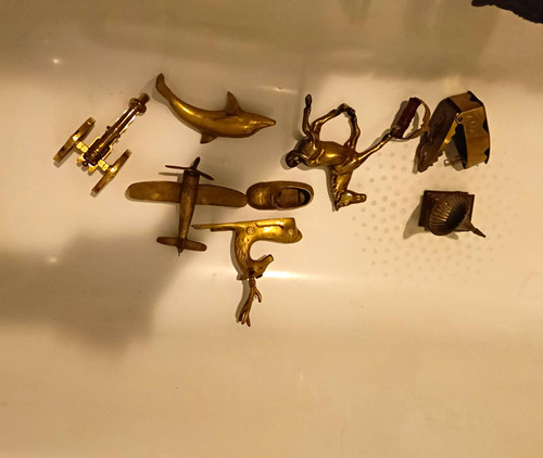 Retro brass ornaments - brass,