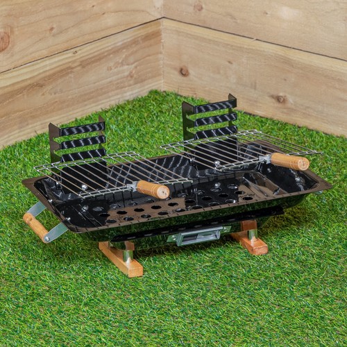 Black outdoor portable - black, steel