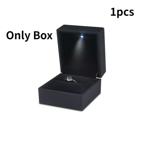 Luxury led lighted ring box - ring,